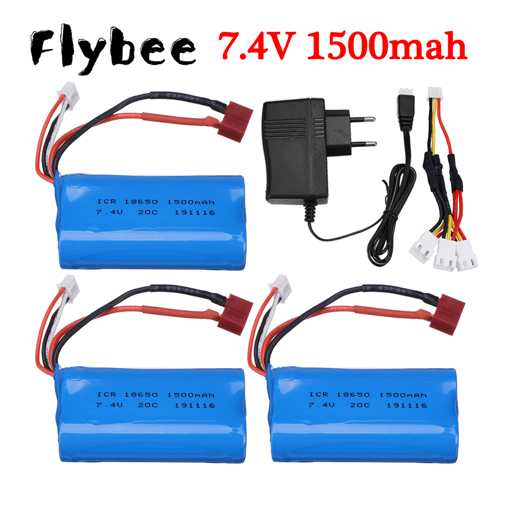 Drone Battery Li-Ion - 7.4V 1500mah Li-ion Battery 18650 2S