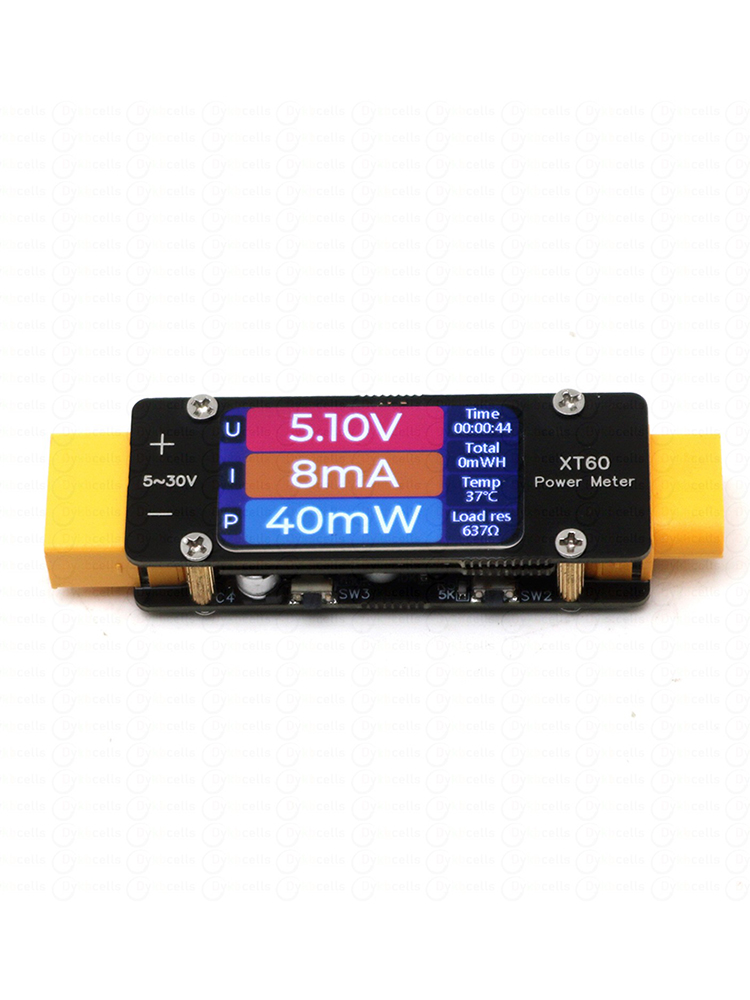 Drone Battery Voltage Checker - 2mA-64A DC XT60 Ammeter Power Meter
