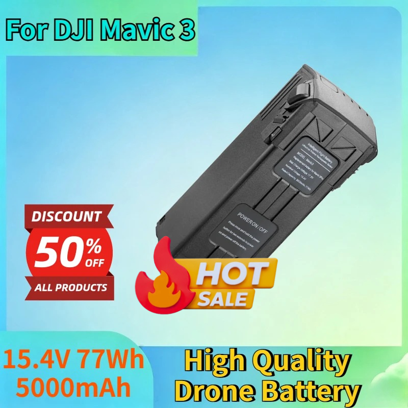 Drone Battery Li-Ion - Newest 15.4V 77Wh 5000mAh Rechargeable Battery