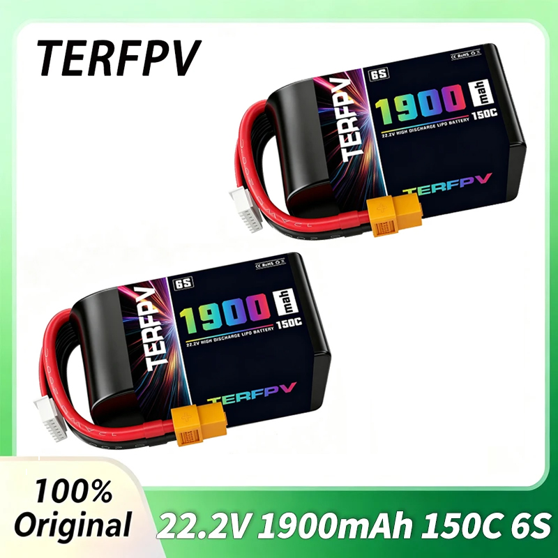 1/2Pcs TERFPV Lipo 6S 1900mAh  - Drone Battery 6S review and price