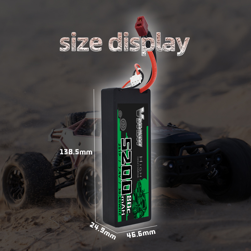 7.4V 80C 2S 5200mAh Lipo Batte - Drone Battery Li-Ion review and price