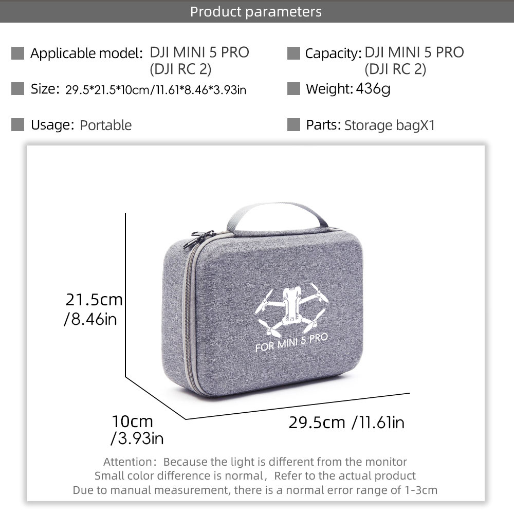 Storage Carry Case for DJI Min - Drone Battery Case review and price