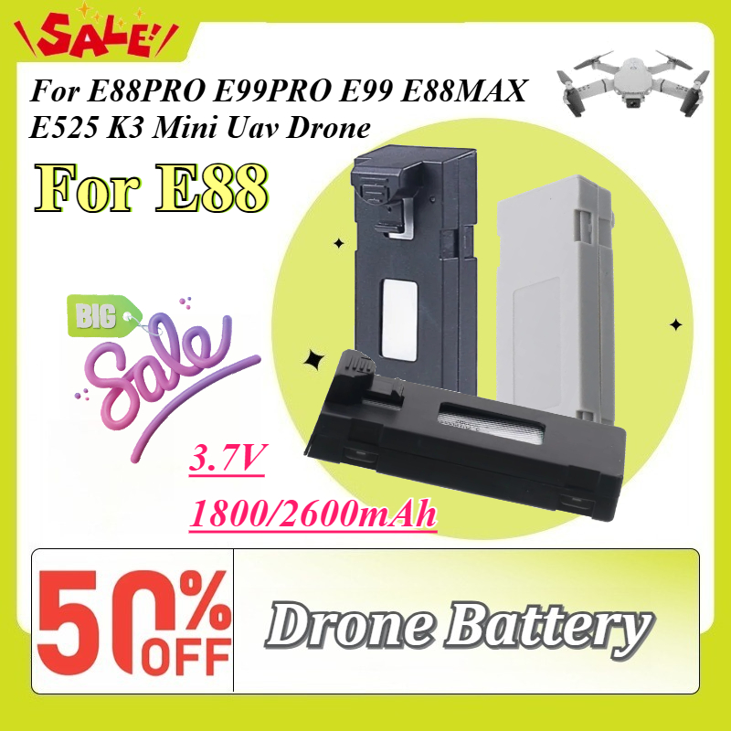 3.7V 1800/2600mAh Drone Spare  - Drone Battery Li-Ion review and price