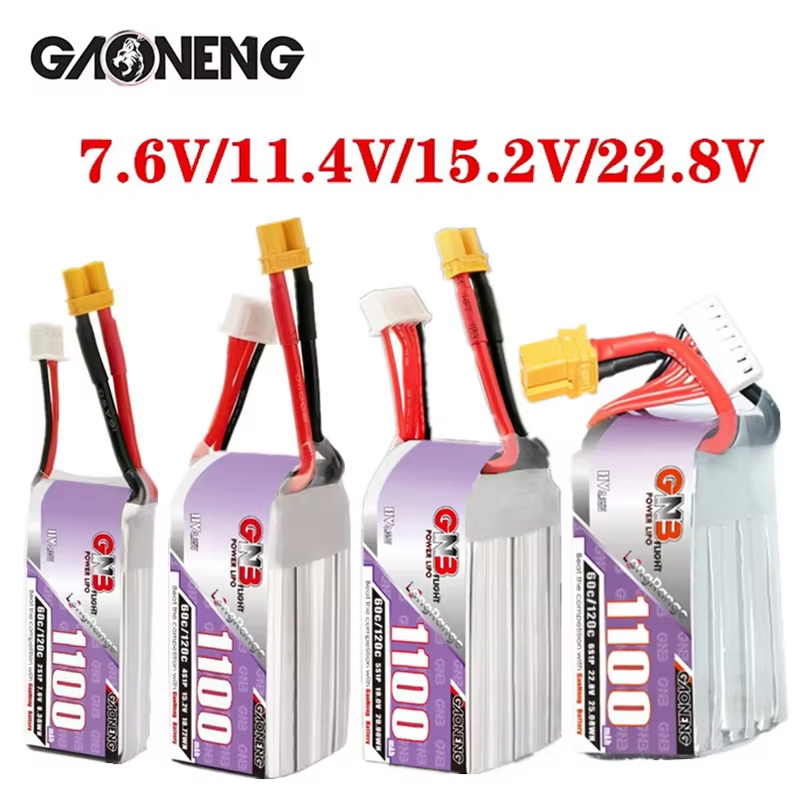 GNB 1100mAh 2S 3S 4S 6S 60C/12 - Drone Battery Connector review and price