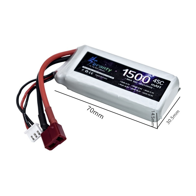 7.4V LIPO Battery 2s 1500MAH 1 - Drone Battery Li-Ion review and price